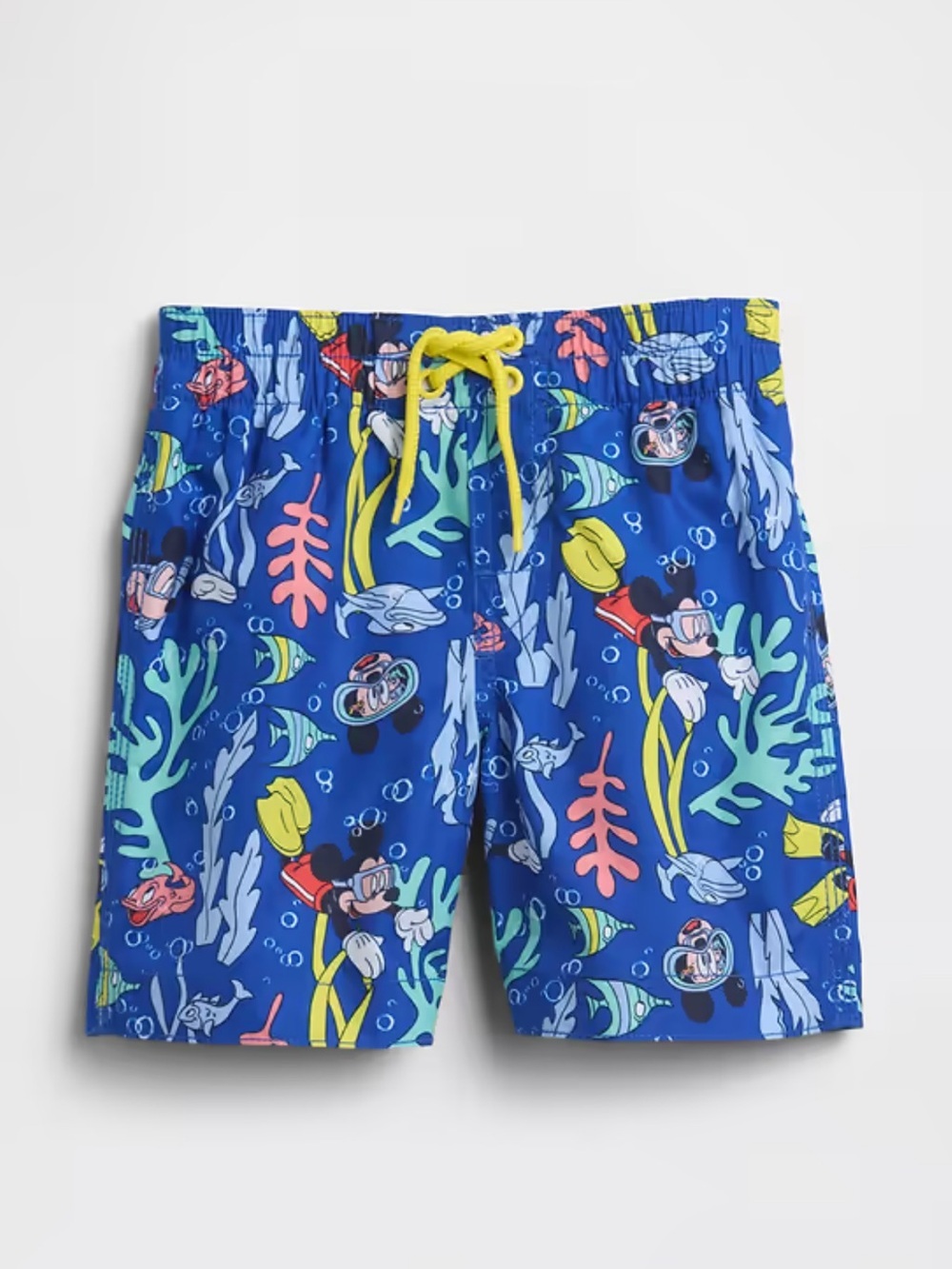 NEW! Gap x Disney Boys Mickey Swim Trunks Size 5 Swim Beachy Summer